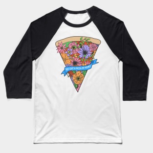 Flower pizza Baseball T-Shirt